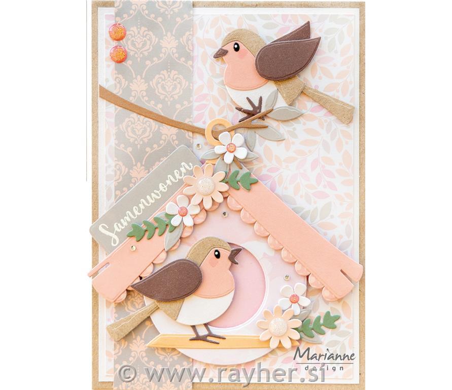 Šablona MD Collectable: Ptičje hišice