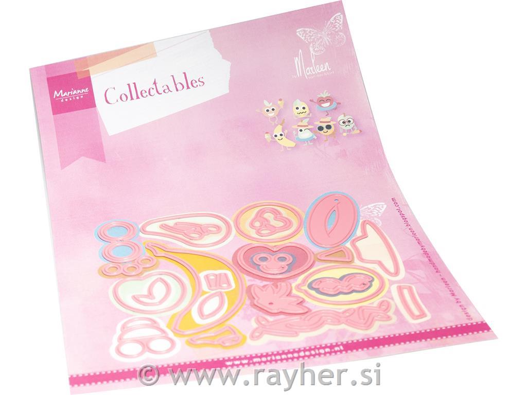 Collectable die: Fruits