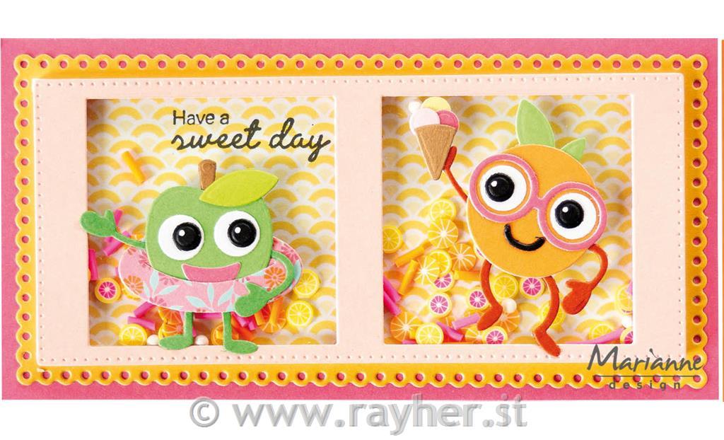 Collectable die: Fruits