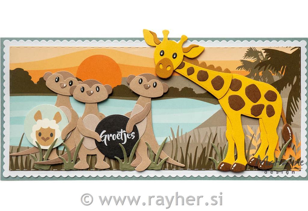 Collectable die: Giraffe