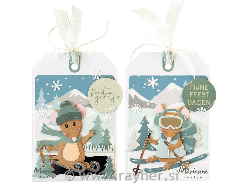 Collectable die: Winter sports