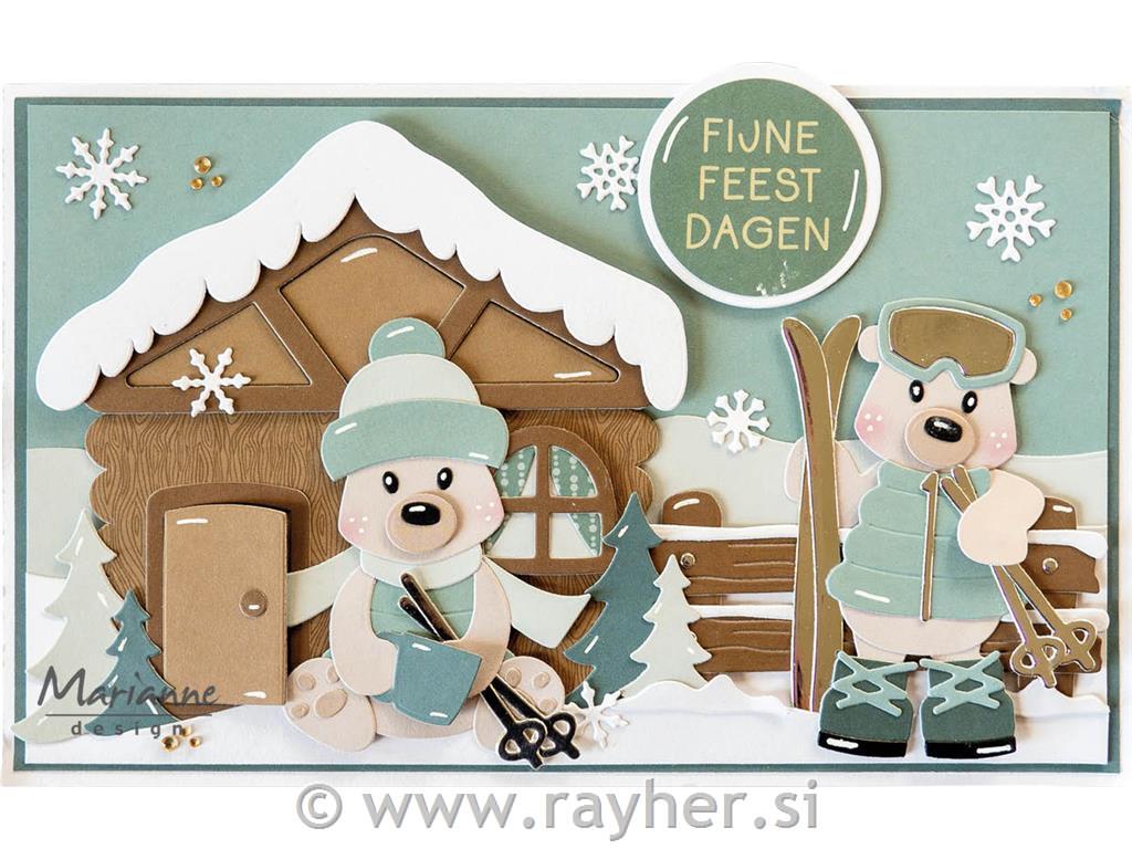 Collectable die: Winter sports