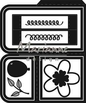 ŠABLONA MD CRAFTABLES, Card box