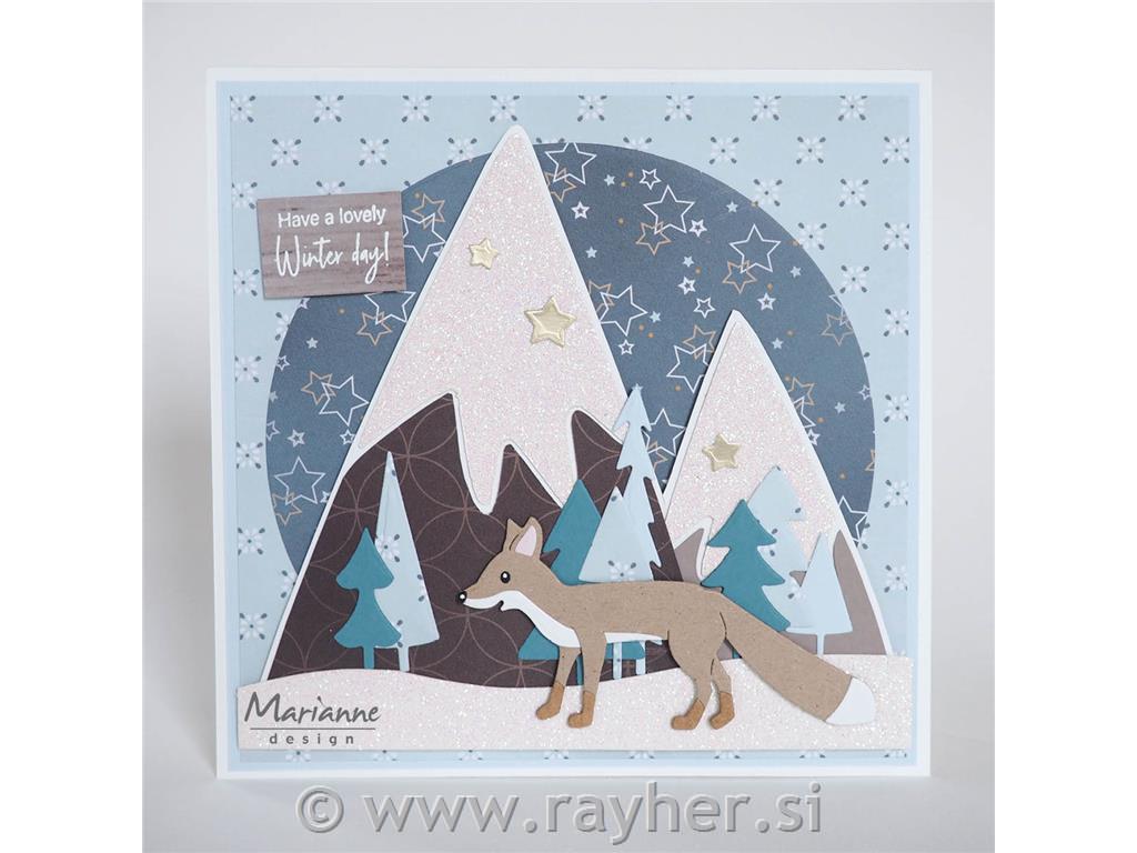 ŠABLONA MD CRAFTABLES, LISICA