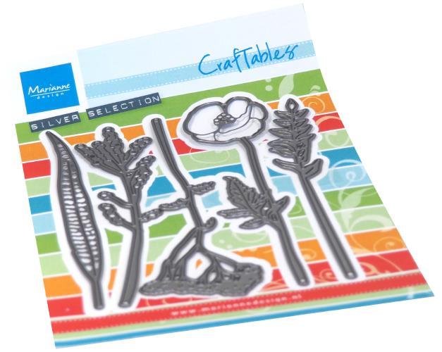 ŠABLONA MD CRAFTABLES, TRAVNIŠKE RASTLINE