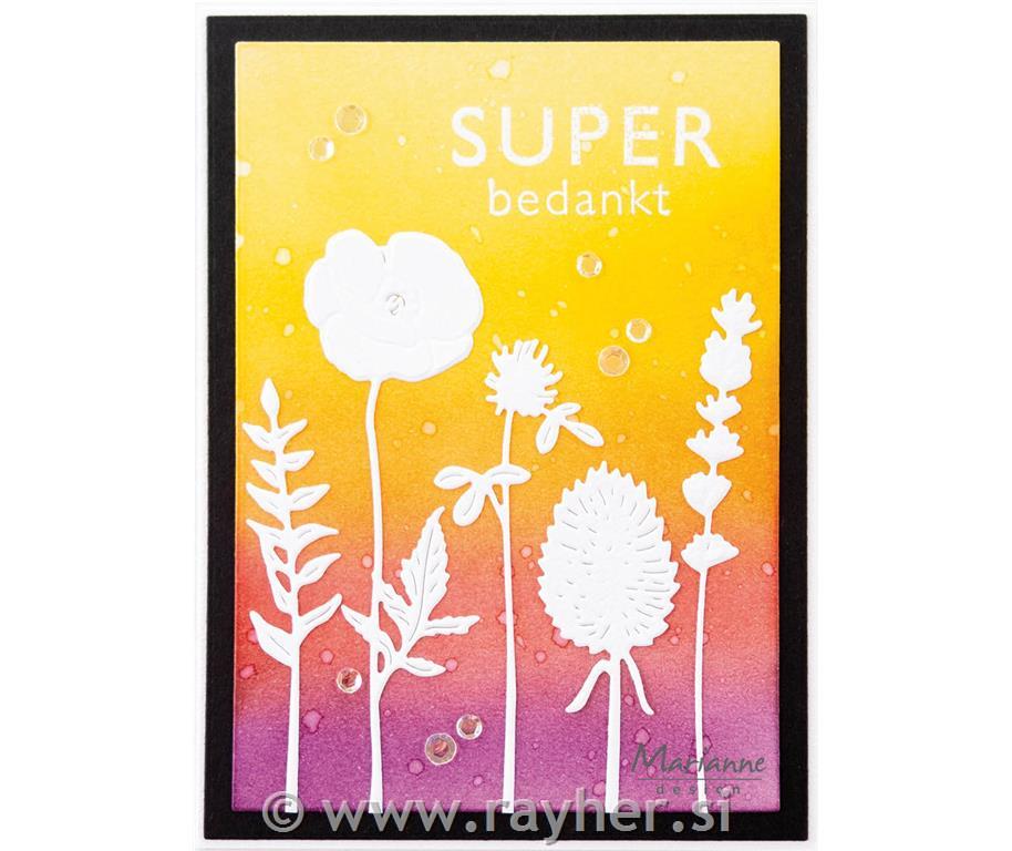 ŠABLONA MD CRAFTABLES, TRAVNIŠKE RASTLINE