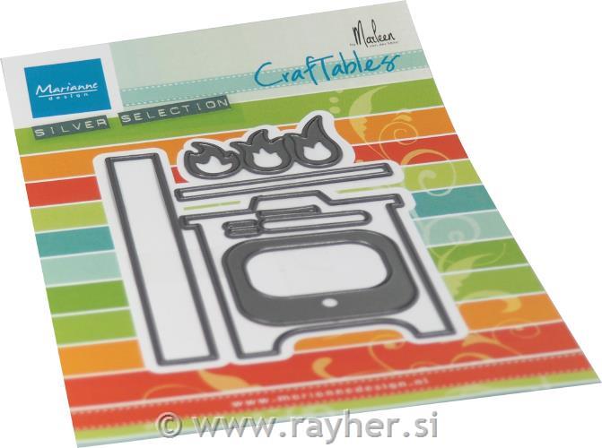 ŠABLONA MD CRAFTABLES, KAMIN