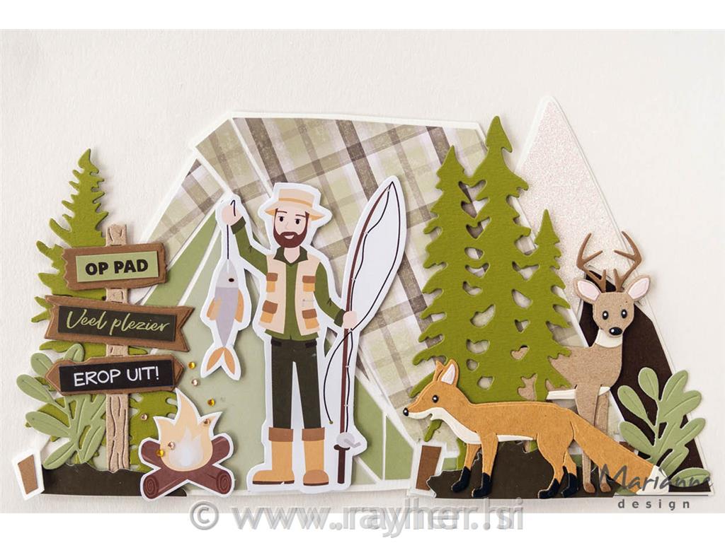 Šablona MD Craftable: Ribiški trnek