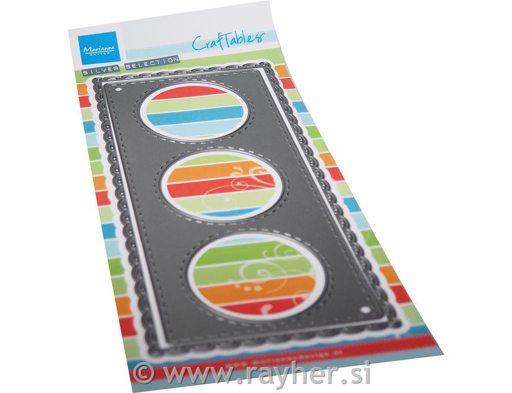 Craftable Die: Slimline 3 circles