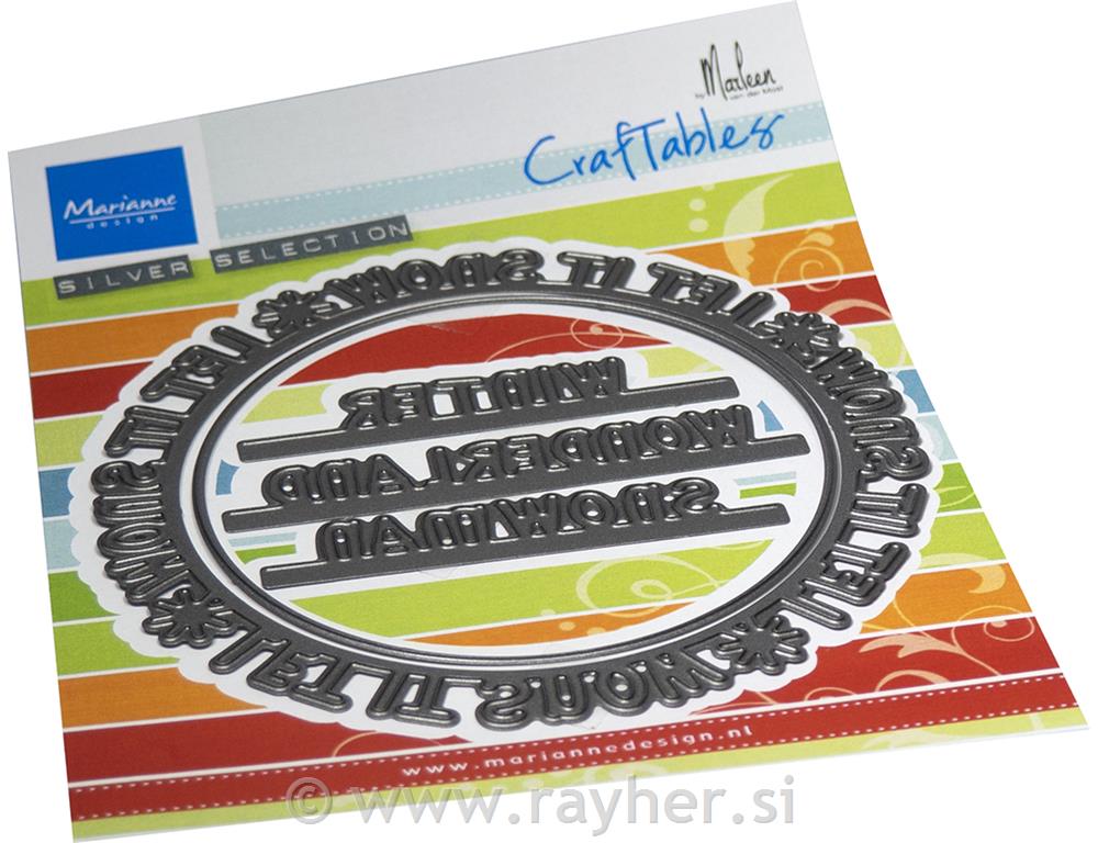 Šablona MD Craftable: Naj sneži...