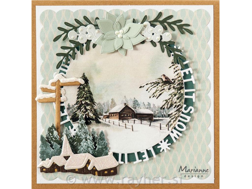 Šablona MD Craftable: Naj sneži...