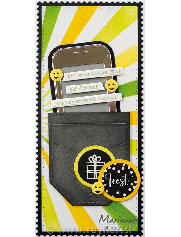 Šablona MD Craftable: Hlačni žep