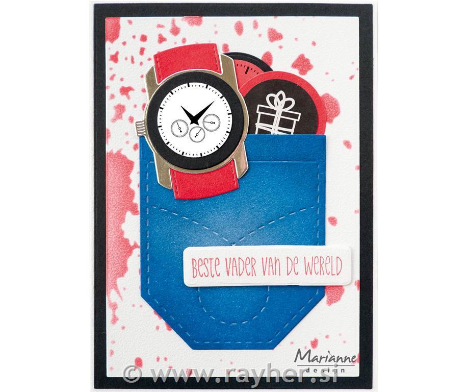 Šablona MD Craftable: Hlačni žep