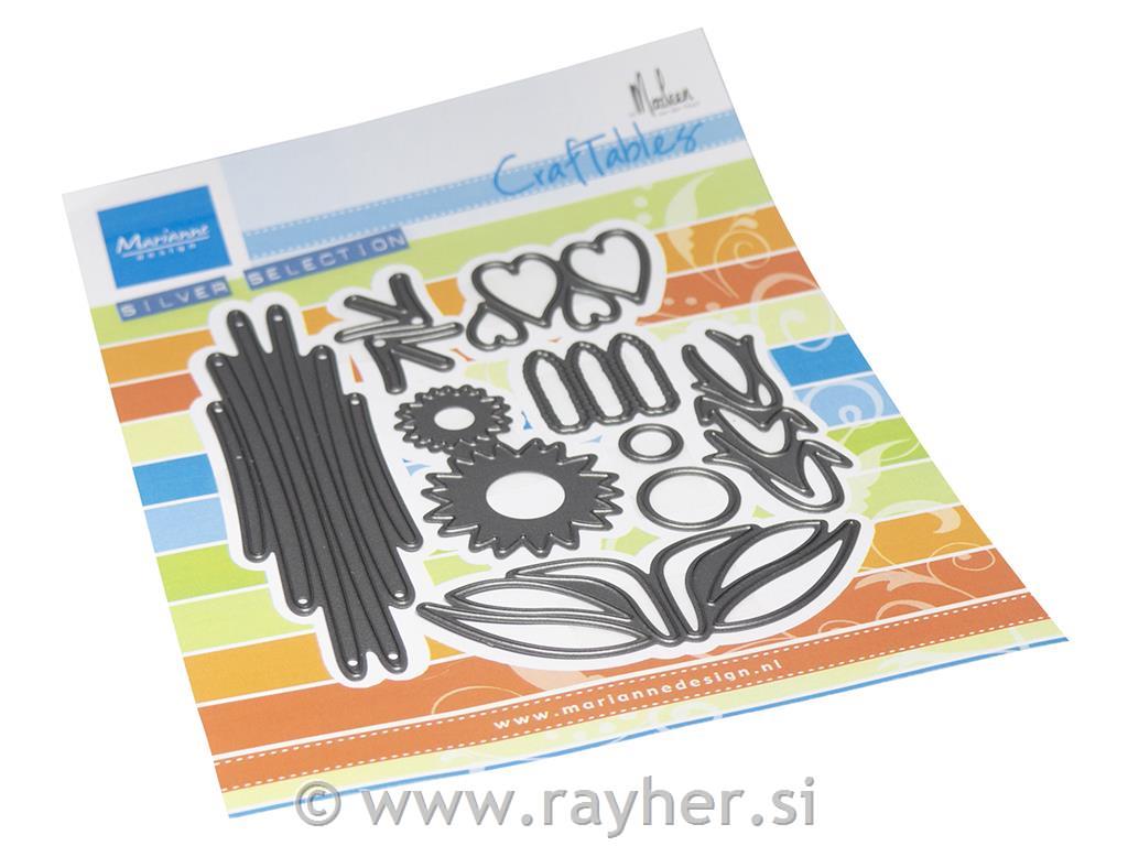 Šablona MD Craftable: Koruza in sončnice