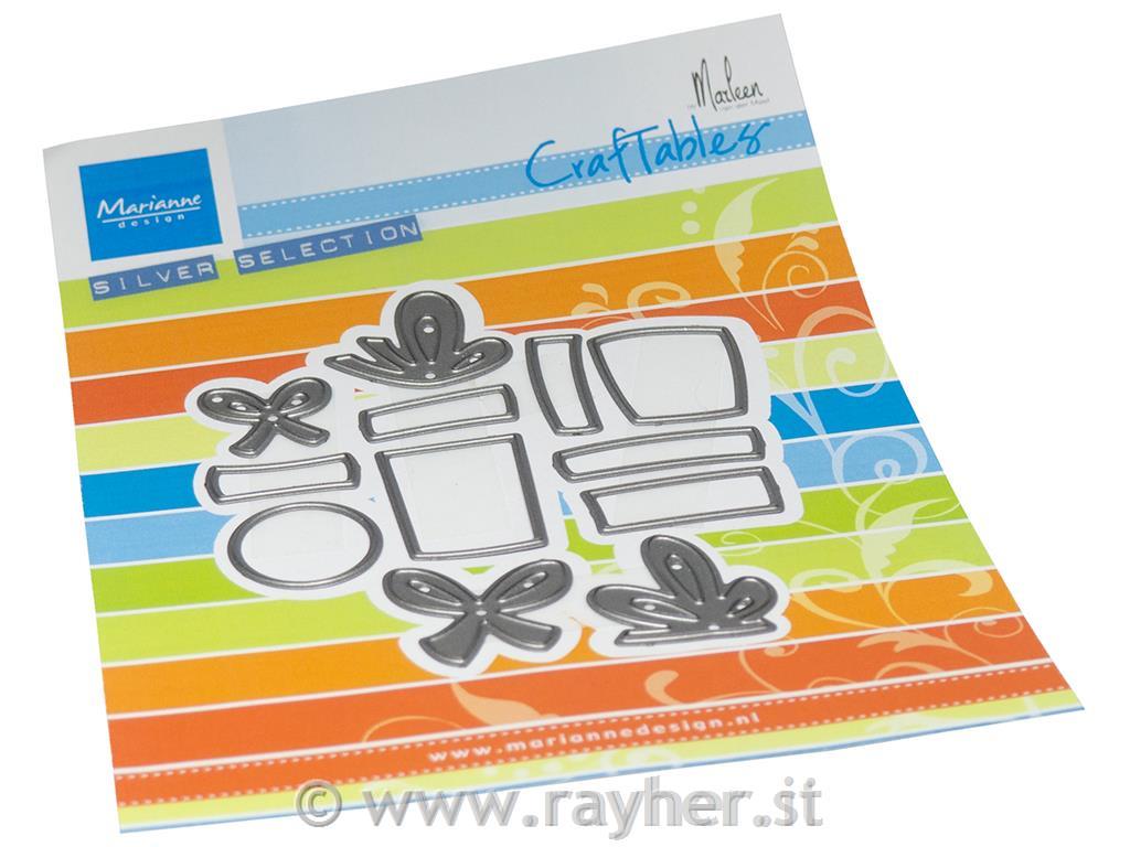 Šablona MD Craftable: Darilne škatlice