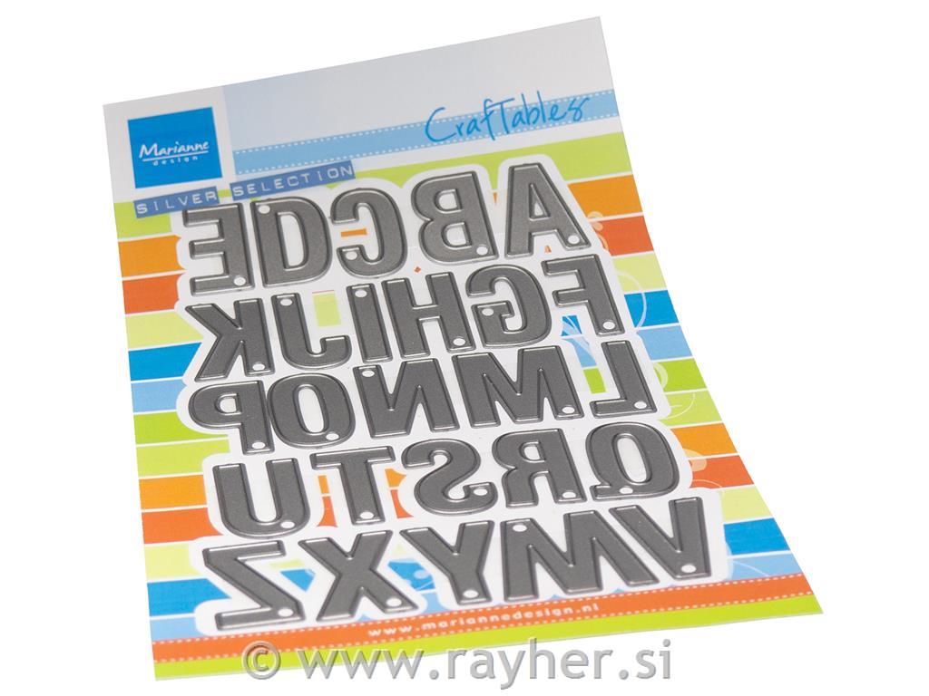 Šablona MD Craftable: Velike črke abecede