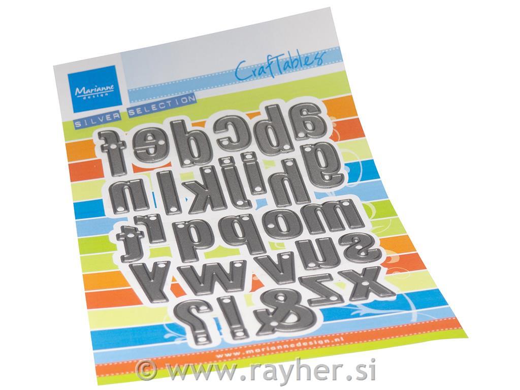 Šablona MD Craftable: Male črke abecede