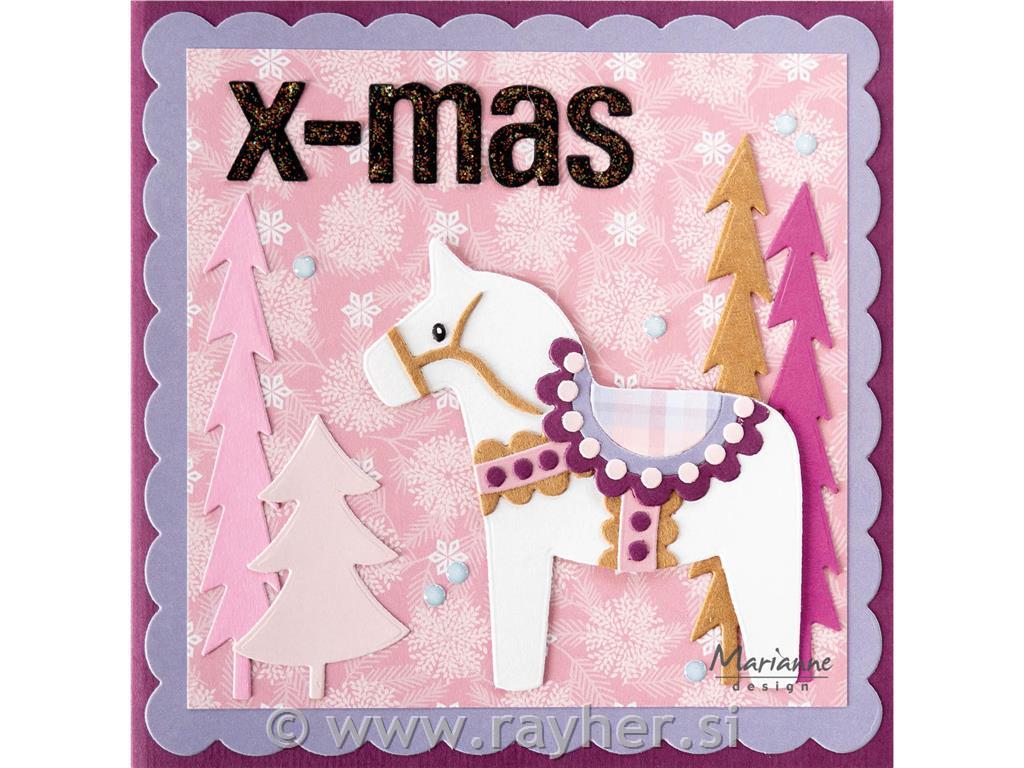 Šablona MD Craftable: Male črke abecede