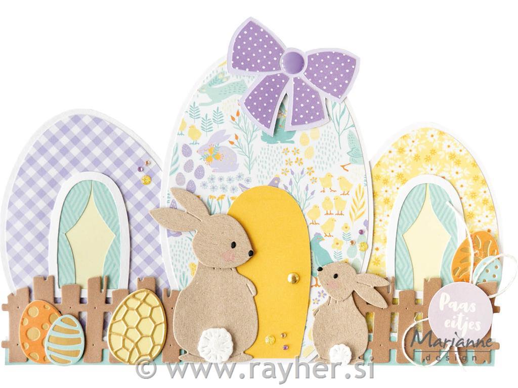 Šablona MD Craftable: Jajca in pentlja