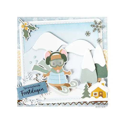 Šablona MD Craftable: Snežinke