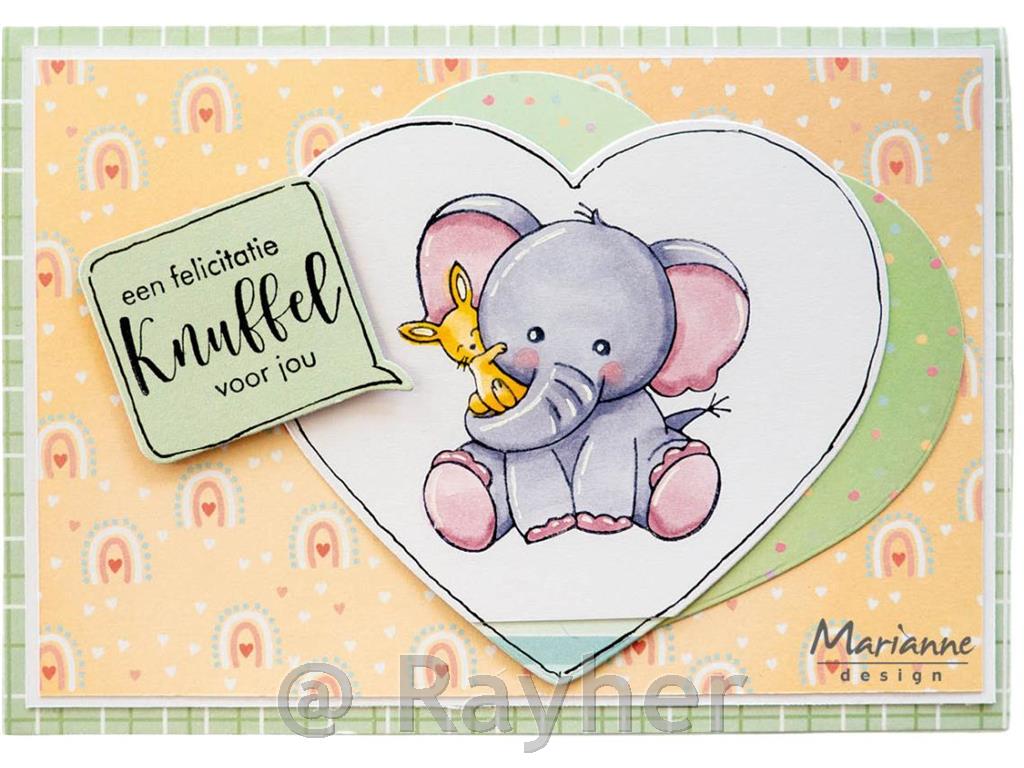 Šablona MD Craftable: Odprta srca