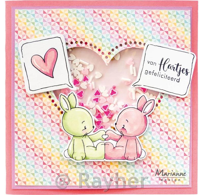 Šablona MD Craftable: Odprta srca