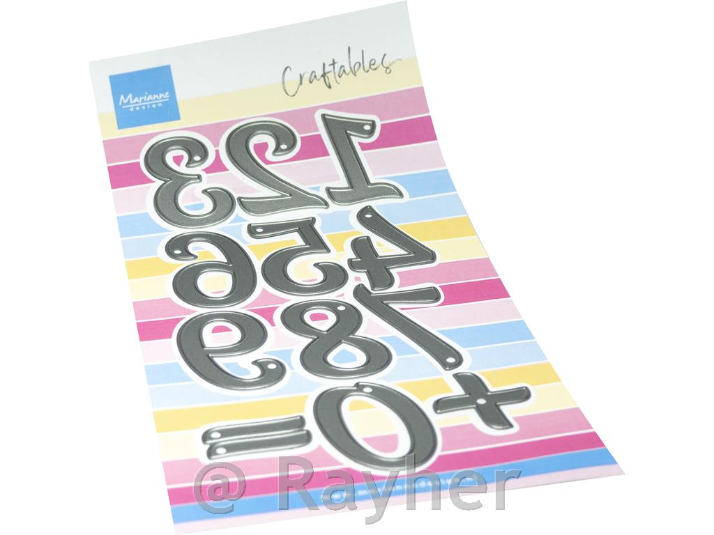 Šablona MD Craftable: Številke XL