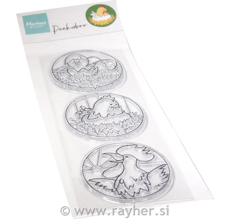 Štampiljke: Piščančja družina