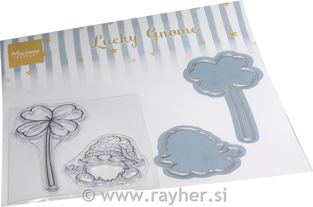 Clear Stamp and Die: Lucky Gnome