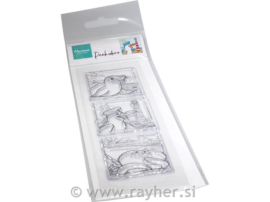 Clear Stamp: Animals by the coast