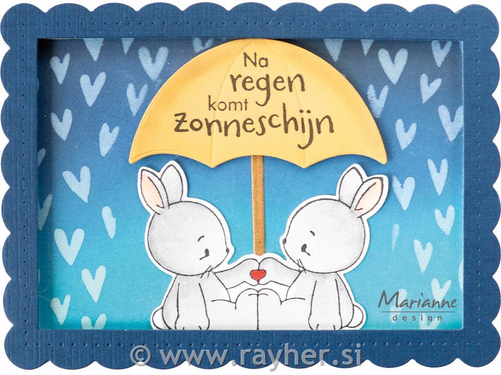 Štampiljke in rezalne šablone: Zajčja prijatelja