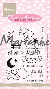 CLEAR STAMP: Eline's Cute Animals: Sheep