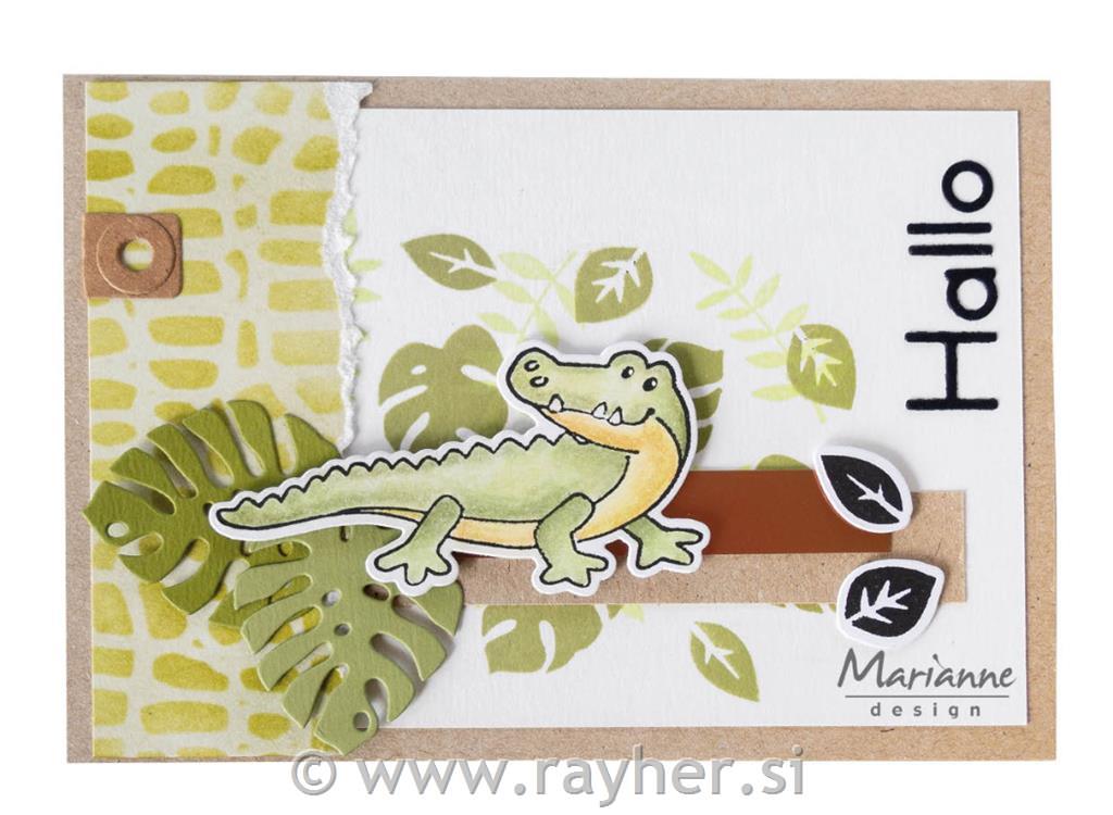 ŠTAMPILJKA IN ŠABLONA MD, PLAZILCI