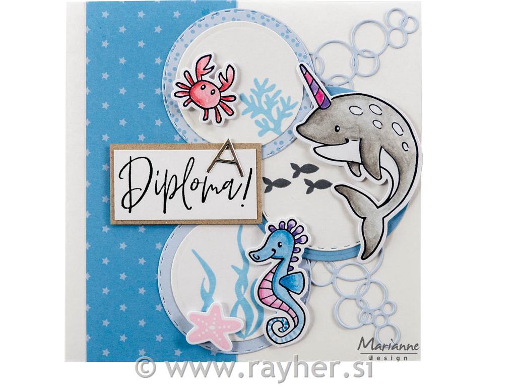 CLEAR STAMP & DIE - In the sea