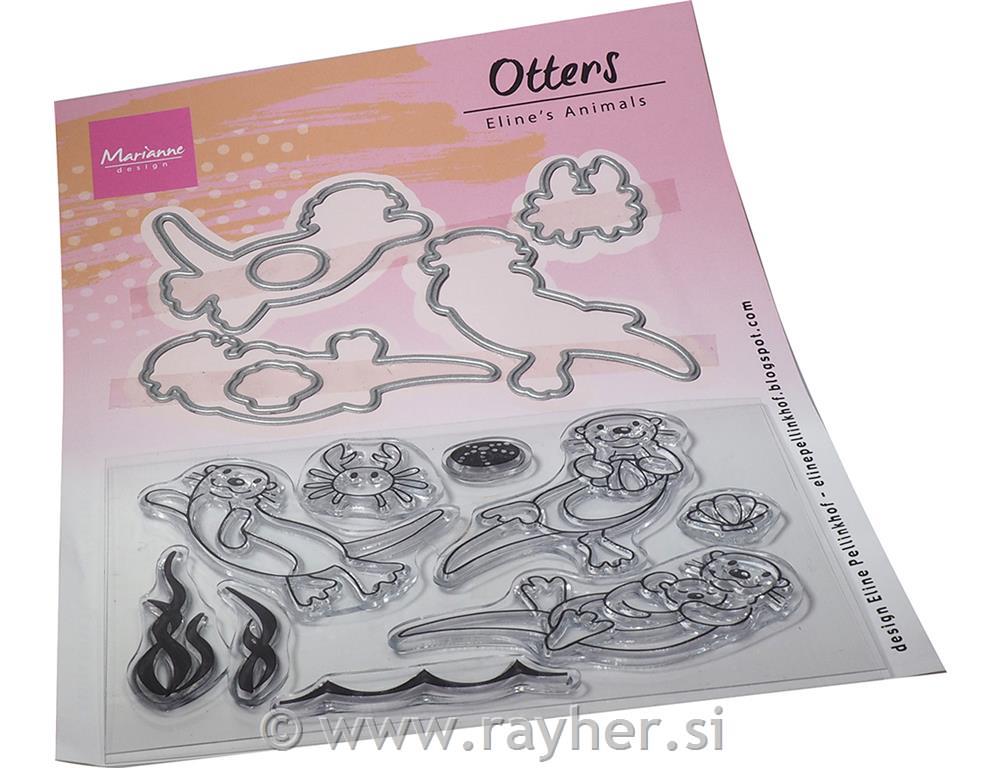 CLEAR STAMP & DIE - Otters