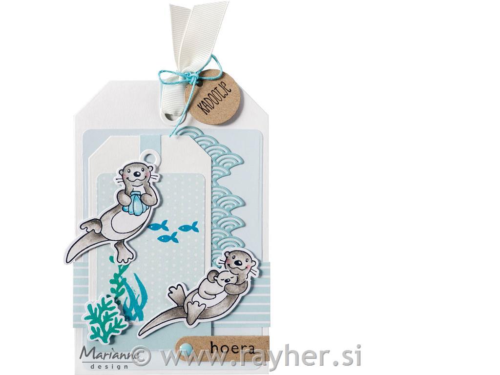 CLEAR STAMP & DIE - Otters