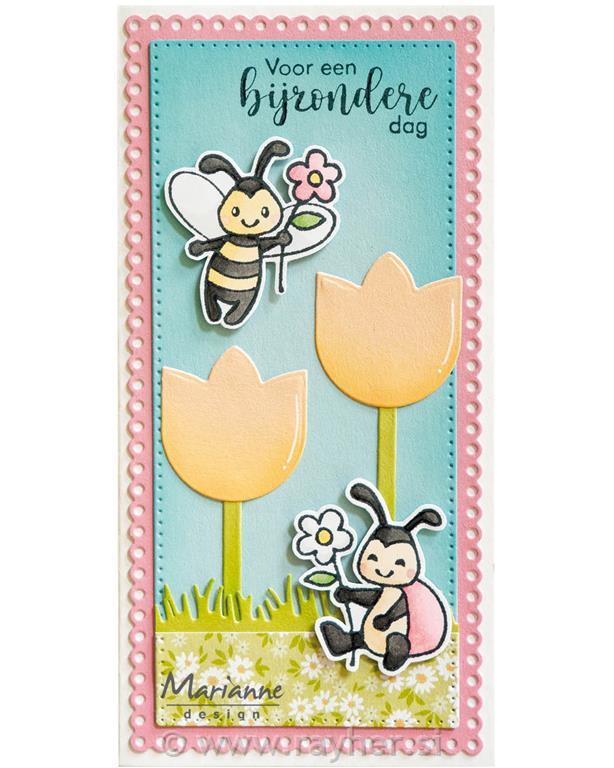 Štampiljka in šablona MD, Čebelice, pikapolonice in polžki