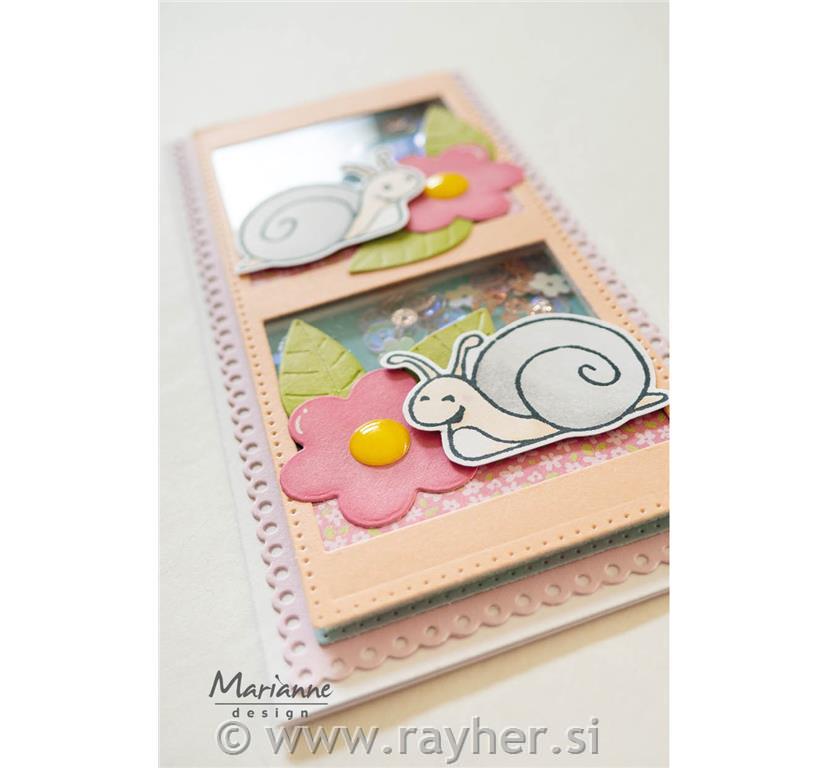 Štampiljka in šablona MD, Čebelice, pikapolonice in polžki