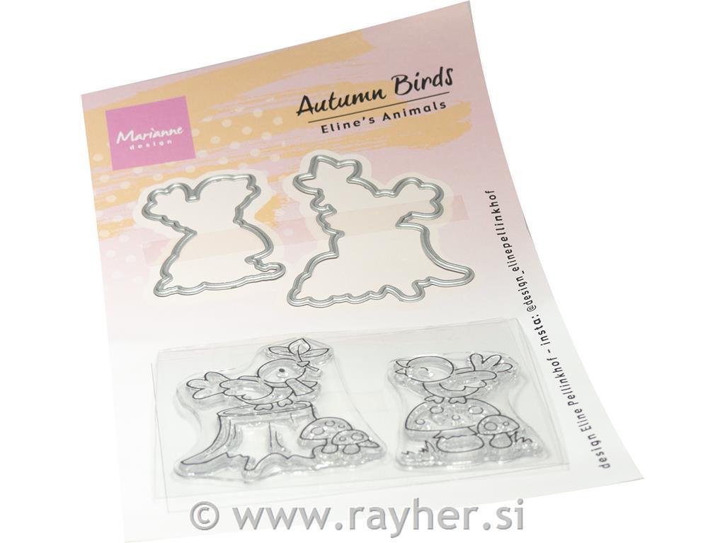 Štampiljka in šablona MD, Ptice jeseni
