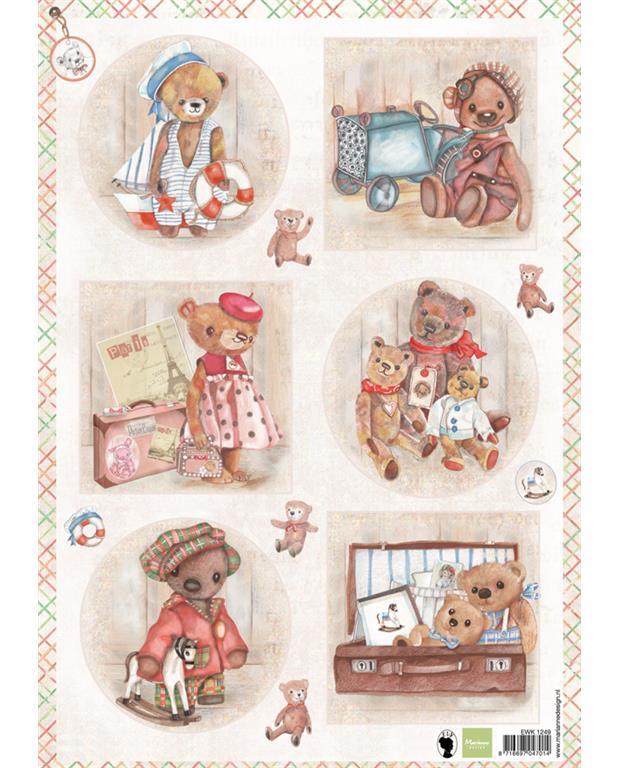 DECOUPAGE: TEDDY BEARS 1