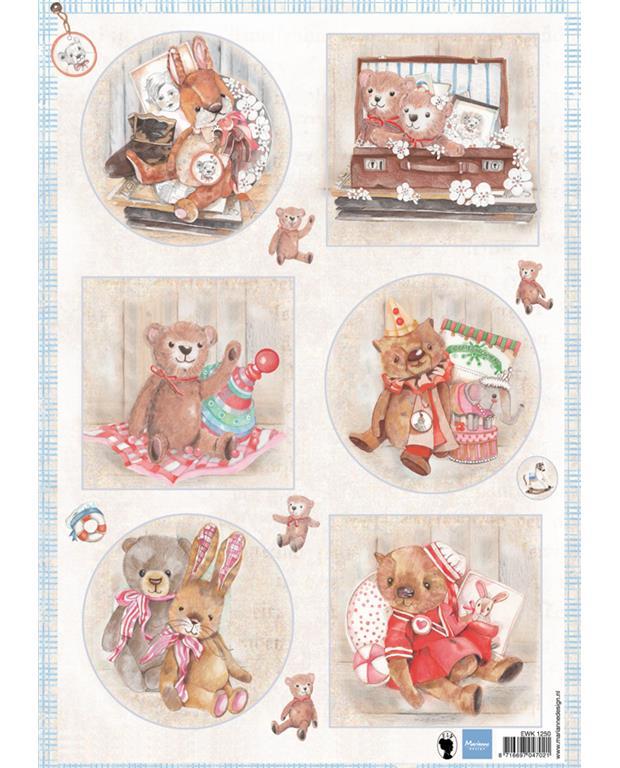 DECOUPAGE TEDDY BEARS 2