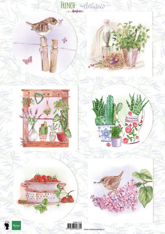 Decoupage paper: Herbs