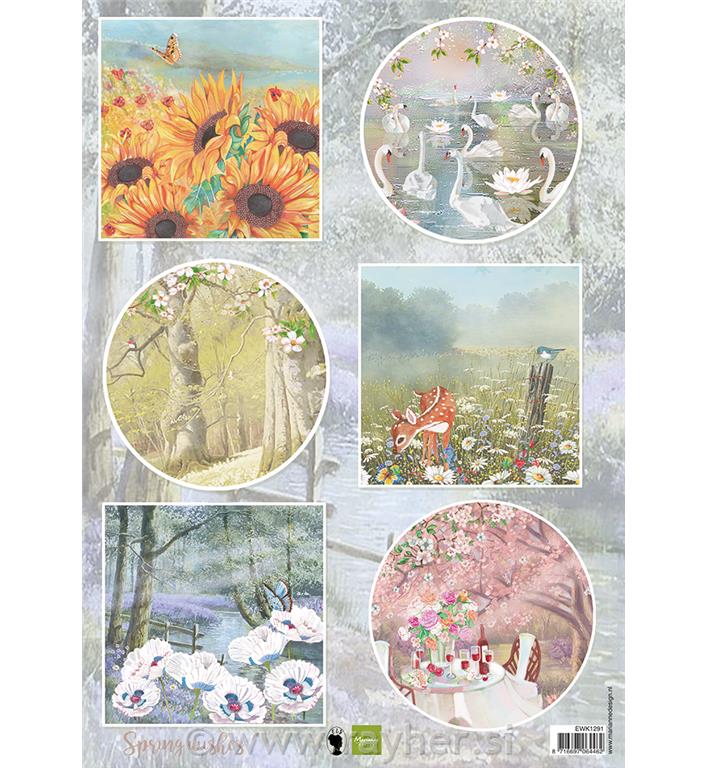 List s sličicami: Labodi