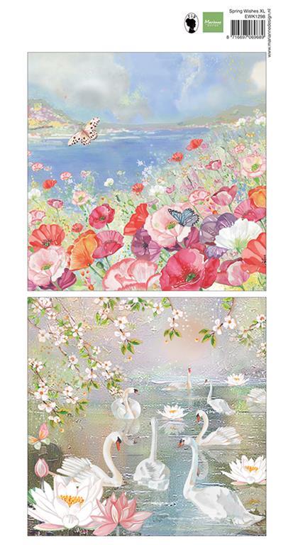 Decoupage paper: Spring Wishes