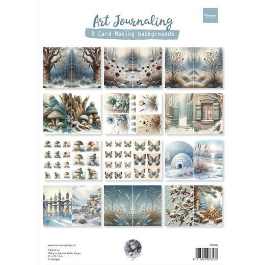 Art journaling set od papers