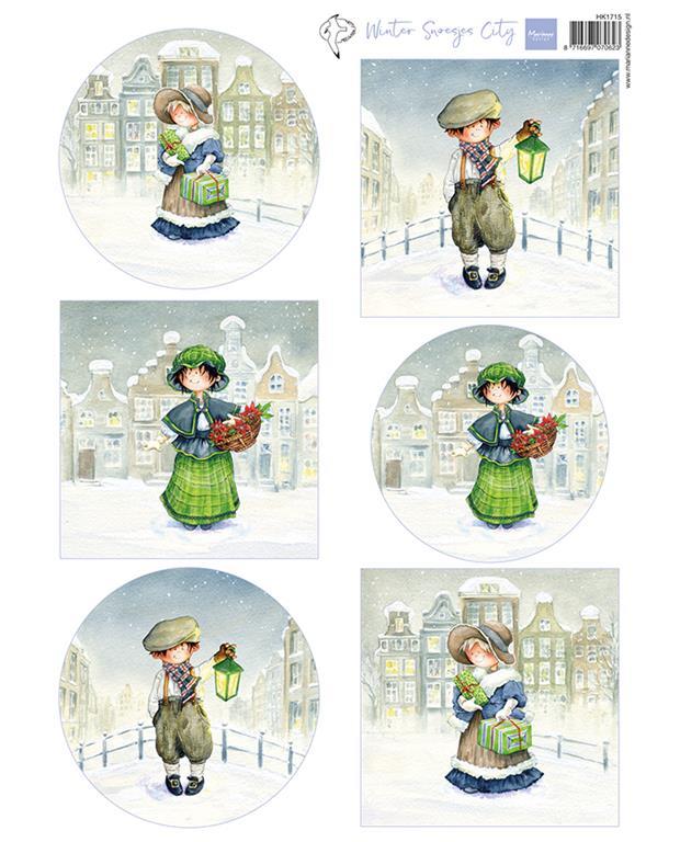 List s sličicami, Zimsko mesto