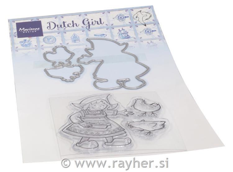 ŠTAMPILJKA IN ŠABLONA MD, DEKLICA