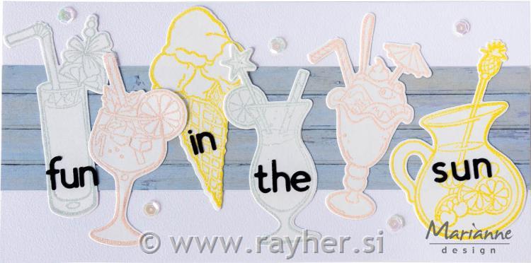 ŠTAMPILJKA IN ŠABLONA MD, COCTAIL