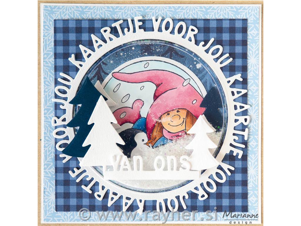 Clear Stamp: Gnome & Penguin