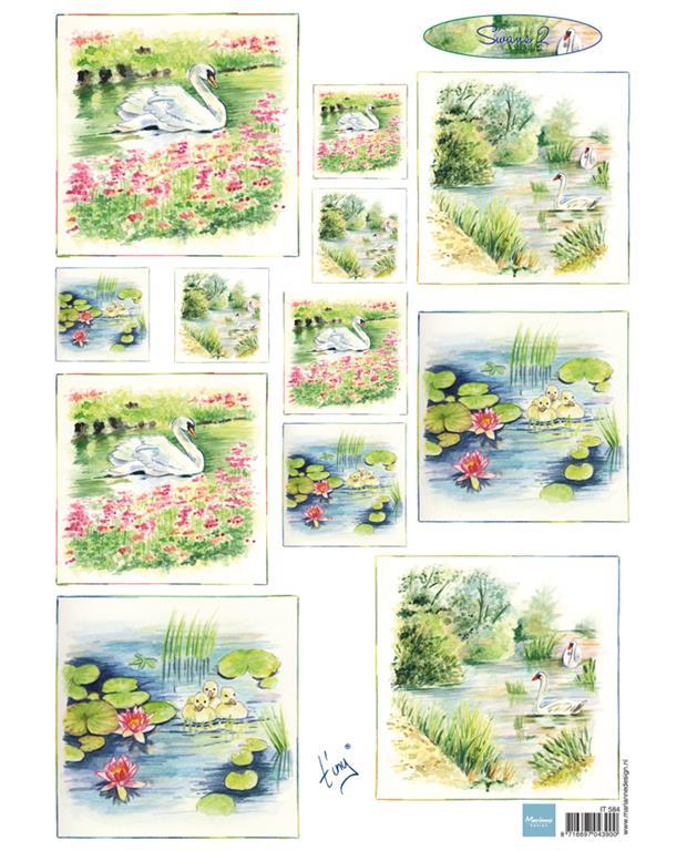 LIST S SLIČICAMI, LABODJI SPEV 2